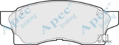 Комплект тормозных колодок, дисковый тормоз APEC braking купить