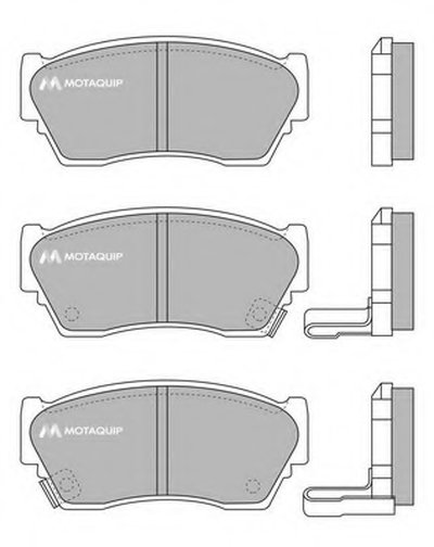 Комплект тормозных колодок, дисковый тормоз MOTAQUIP купить