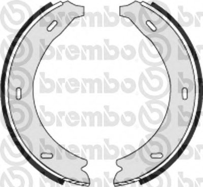 Комплект тормозных колодок, стояночная тормозная система BREMBO купить