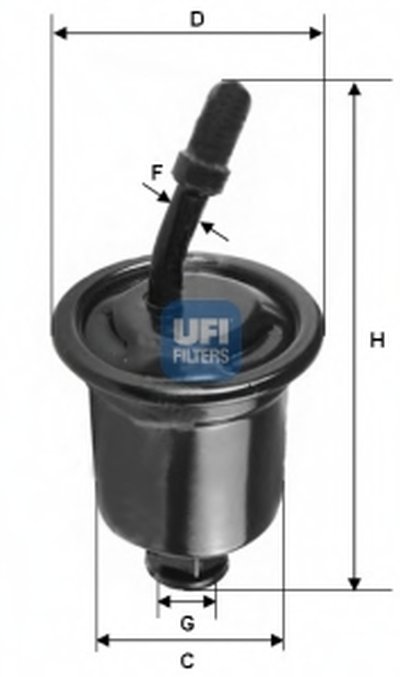 Топливный фильтр UFI купить