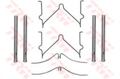 Комплектующие, колодки дискового тормоза TRW купить