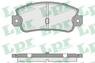 Комплект тормозных колодок, дисковый тормоз LPR купить
