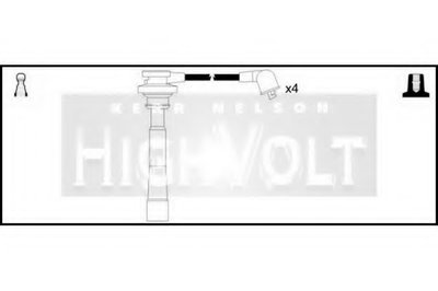 Комплект проводов зажигания HighVolt STANDARD купить