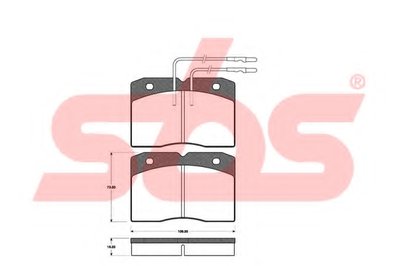 Комплект тормозных колодок, дисковый тормоз sbs купить