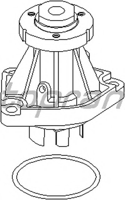 Водяной насос TOPRAN купить