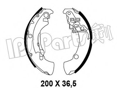 Тормозные колодки IPS Parts IPS Parts купить