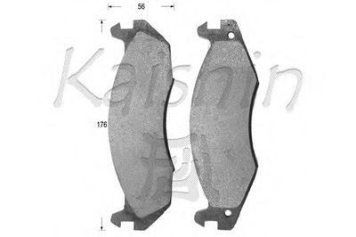Комплект тормозных колодок, дисковый тормоз KAISHIN купить