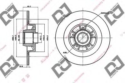 Тормозной диск DJ PARTS купить