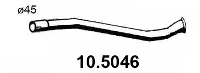 Труба выхлопного газа ASSO купить