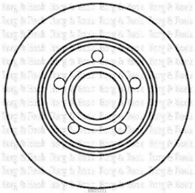 Тормозной диск BORG & BECK купить