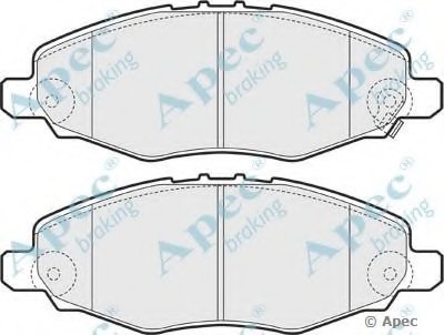 Комплект тормозных колодок, дисковый тормоз APEC braking купить