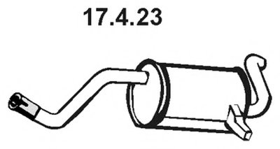 Глушитель выхлопных газов конечный EBERSPÄCHER купить