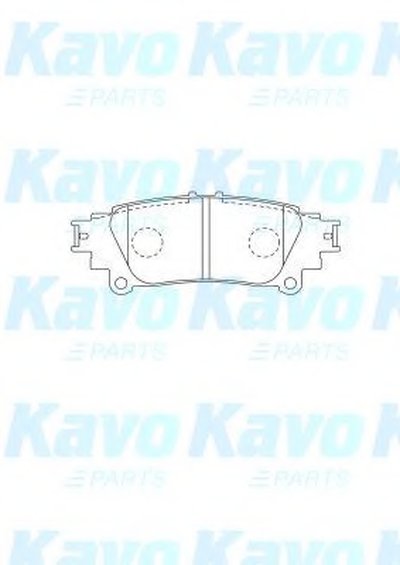 Комплект тормозных колодок, дисковый тормоз MK KASHIYAMA KAVO PARTS купить