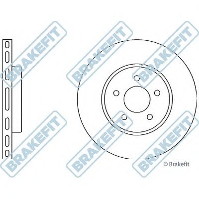 Тормозной диск Brake Fit APEC braking купить