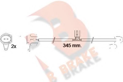 Сигнализатор, износ тормозных колодок R BRAKE купить