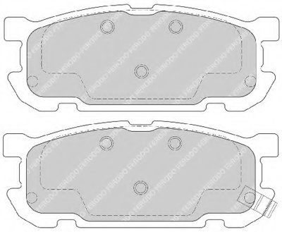 Комплект тормозных колодок, дисковый тормоз PREMIER FERODO купить