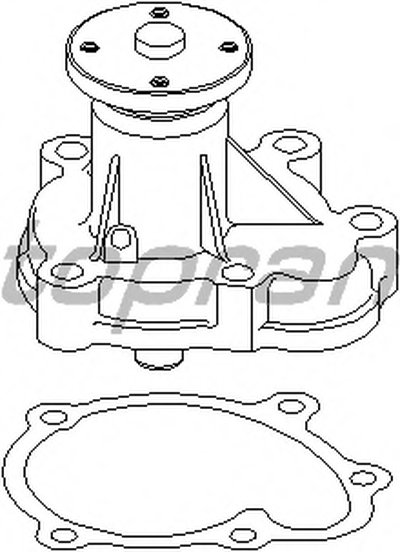 Водяной насос TOPRAN купить