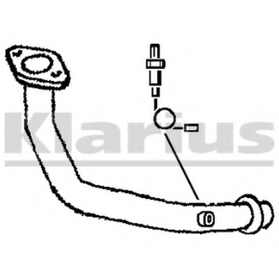 Труба выхлопного газа KLARIUS купить