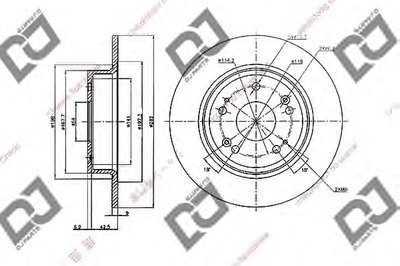 Тормозной диск DJ PARTS купить