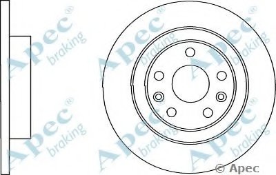 Тормозной диск APEC braking купить