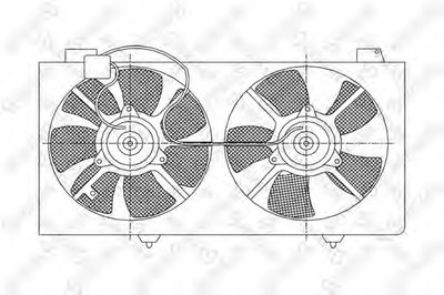 Вентилятор, охлаждение двигателя STELLOX купить