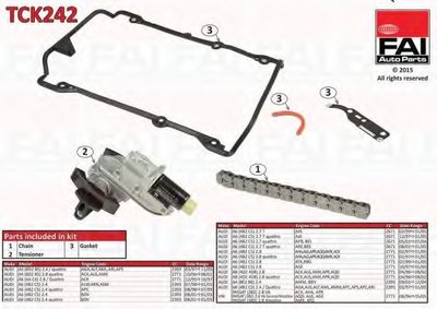 Комплект цепи привода распредвала FAI AutoParts купить