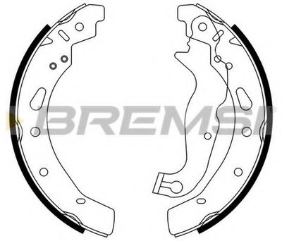 Комплект тормозных колодок BREMSI купить