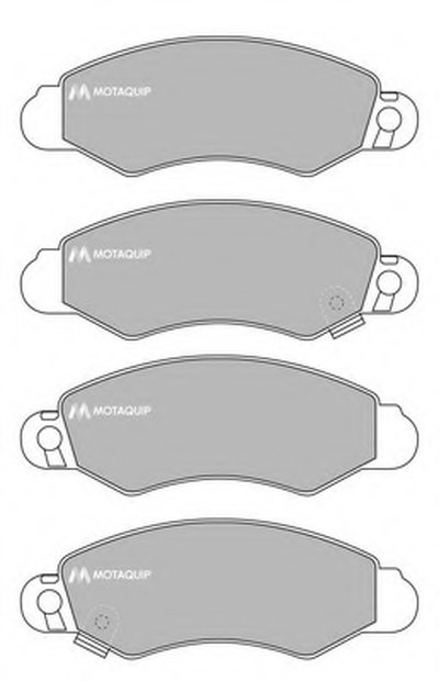 Комплект тормозных колодок, дисковый тормоз MOTAQUIP купить