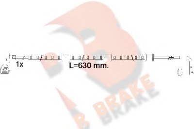 Сигнализатор, износ тормозных колодок R BRAKE купить