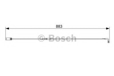 Датчик износа тормозных колодок (задних) BMW 5 (E61) 04-10