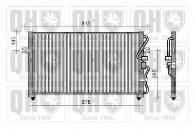 Конденсатор, кондиционер QUINTON HAZELL купить