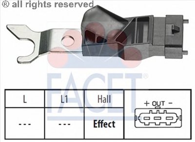 Датчик, положение распределительного вала FACET купить