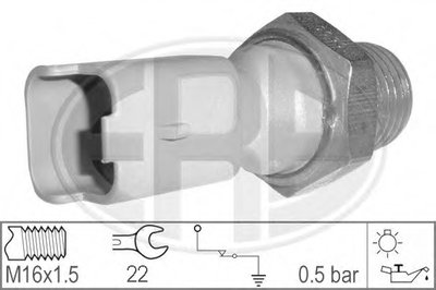 Датчик давления масла Citroen Jumper/Fiat Ducato 1.9D/2.0HDI/2.5TDi 94- (0.5 bar) (серый)