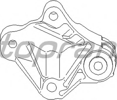 Подвеска, ступенчатая коробка передач TOPRAN купить