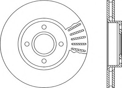 Тормозной диск ADAPTIVE OPEN PARTS купить