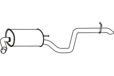 Глушитель выхлопных газов конечный FENNO купить