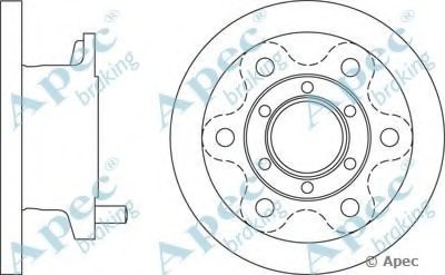 Тормозной диск APEC braking купить