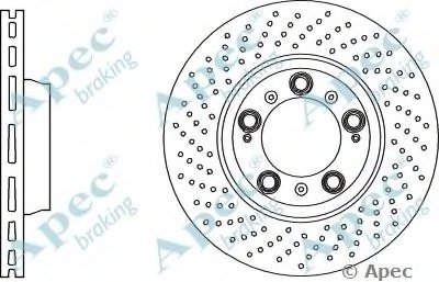 Тормозной диск APEC braking купить