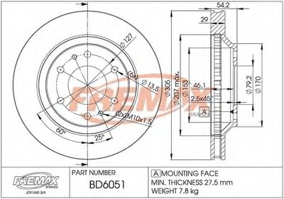 Тормозной диск Premium Black Carbon + FREMAX купить