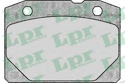 Комплект тормозных колодок, дисковый тормоз LPR Придбати