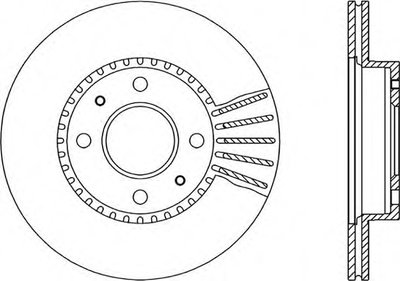 Тормозной диск ADAPTIVE OPEN PARTS купить