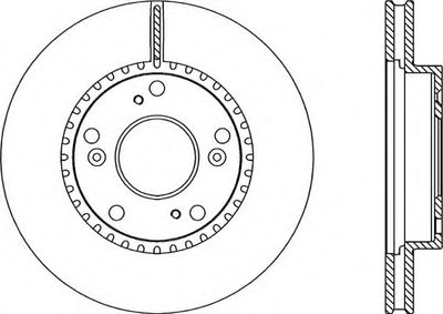 Тормозной диск ADAPTIVE OPEN PARTS купить