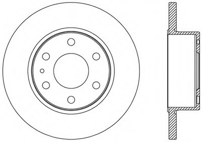 Тормозной диск ADAPTIVE OPEN PARTS купить