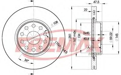 Тормозной диск Premium Carbon + FREMAX купить