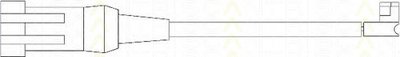 Сигнализатор, износ тормозных колодок TRISCAN купить