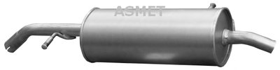 Глушитель выхлопных газов конечный ASMET купить