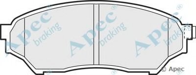 Комплект тормозных колодок, дисковый тормоз APEC braking купить