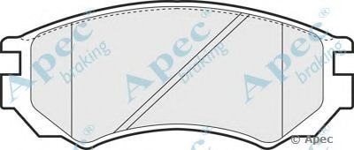 Комплект тормозных колодок, дисковый тормоз APEC braking купить