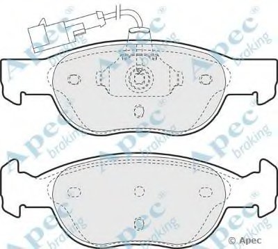 Комплект тормозных колодок, дисковый тормоз APEC braking купить