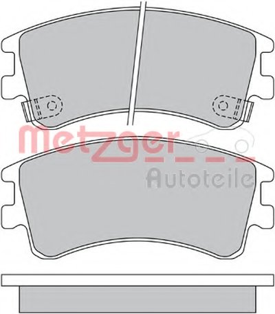 Комплект тормозных колодок, дисковый тормоз METZGER купить